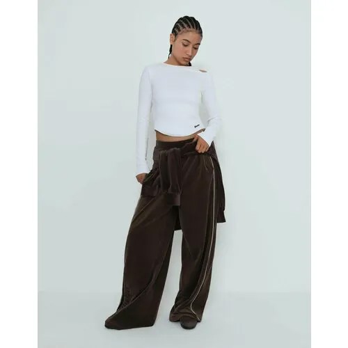 Брюки спортивные Gloria Jeans Ready! Steady! Go!, размер XL/170 (52), коричневый