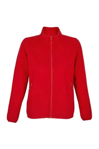 Куртка Factor из микрофлиса из переработанного флиса SOL'S, красный