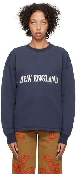 Темно-синий свитшот Bode New England