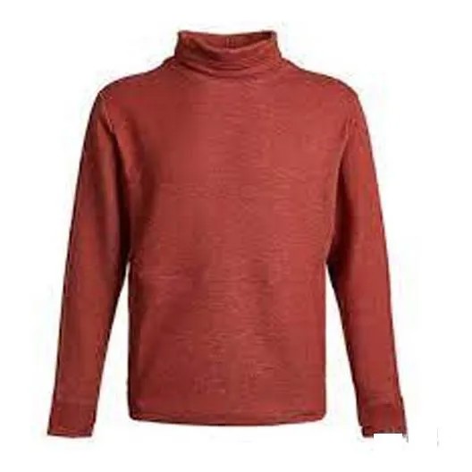 Толстовка Men's Nike Dri-Fit Solid Color High Collar Pullover Long Sleeves Red, красный