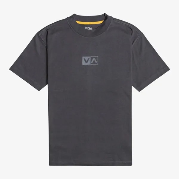 Футболка RVCA Balance Flock Ss Tee Garage Blue