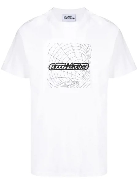 Blood Brother Fusion logo-print T-shirt
