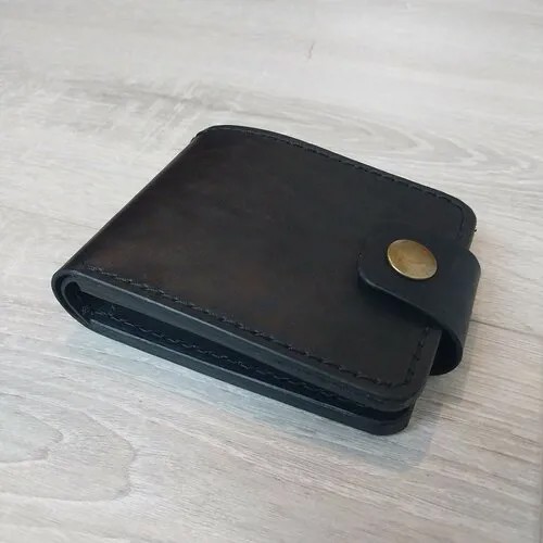 Бумажник , фактура гладкая, черный