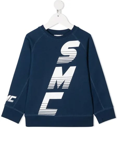 Stella McCartney Kids толстовка из органического хлопка с принтом SMC