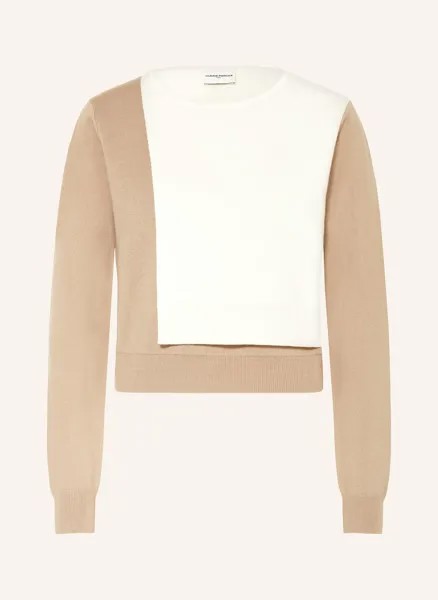 Укороченный свитер Claudie Pierlot, бежевый