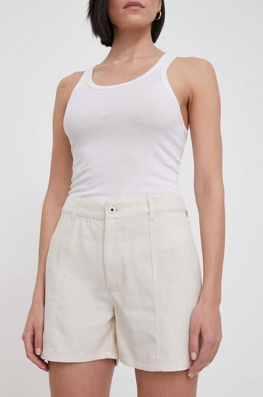 Шорты TILLY из смесового льна Pepe Jeans, бежевый