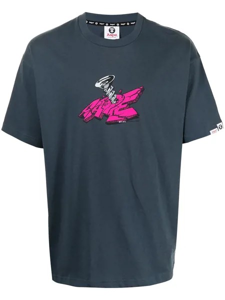 AAPE BY *A BATHING APE® футболка с логотипом