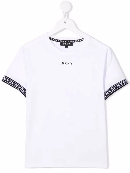 Dkny Kids футболка из органического хлопка с логотипом