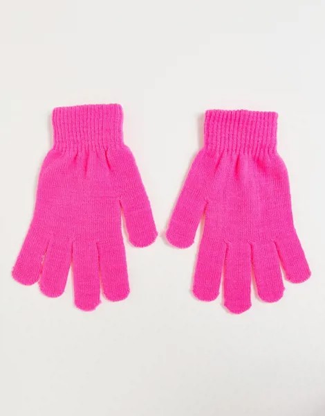 Неоново-розовые перчатки SVNX-Розовый