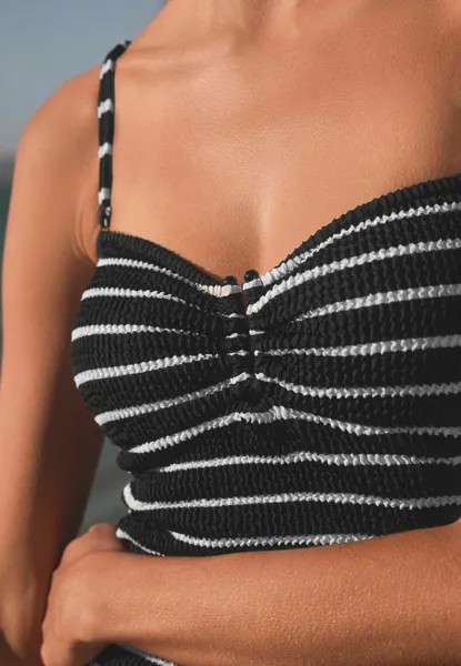 Верх бикини BANDEAU TANKINI, REGULAR FIT Next, черный