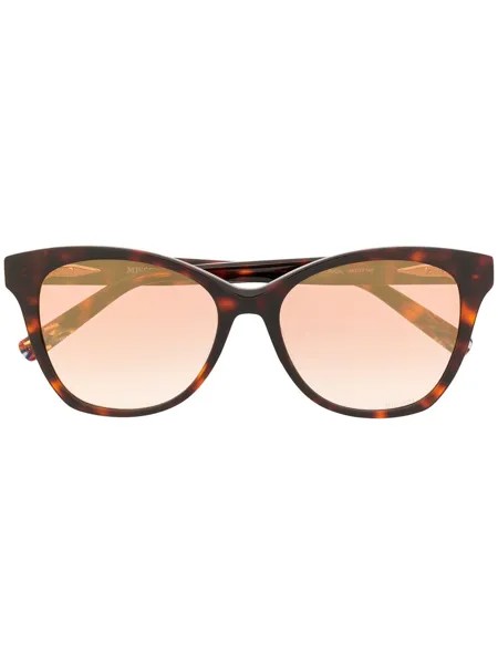 MISSONI EYEWEAR солнцезащитные очки в оправе черепаховой расцветки