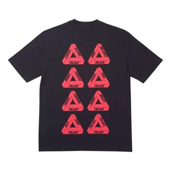 Футболка PALACE Pro Tool T-Shirt Black Alphabet Printing Logo Short Sleeve Unisex, черный