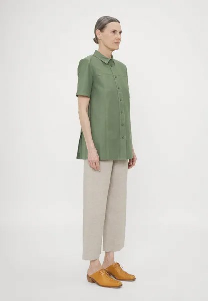 Рубашка Rea Max Mara, шалфейно-зеленый