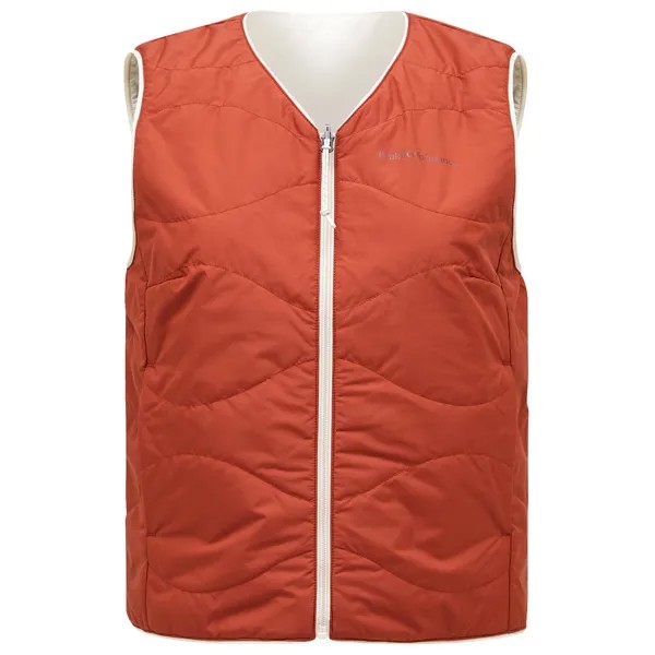 Жилет из синтетического волокна Peak Performance Women's Insulated Reversable Vest, цвет Spiced/Sand Fog