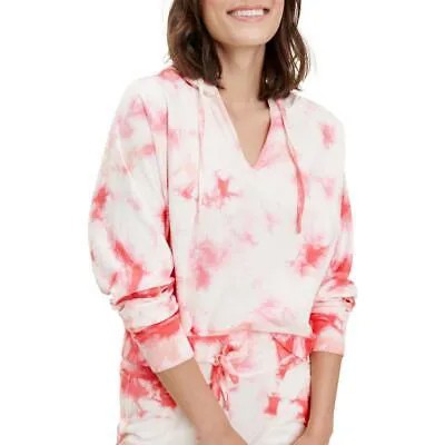 Splendid Женская розовая укороченная удобная уютная толстовка с капюшоном Loungewear S BHFO 6009