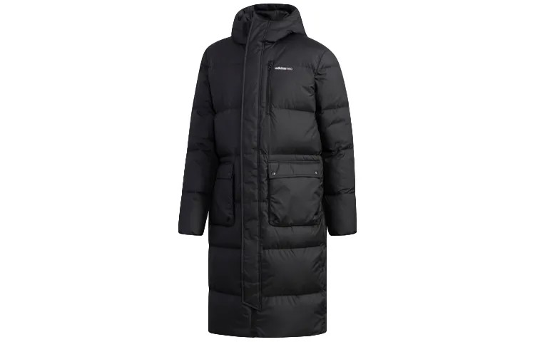 Пуховик мужской черный Adidas Neo, черный