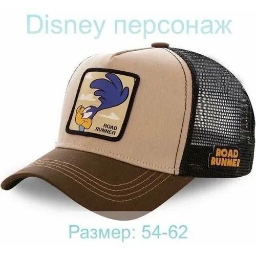 Бейсболка Disney демисезонная, размер One size, бежевый, белый