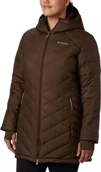 Женский длинный пуховик Columbia Plus Heavenly с капюшоном