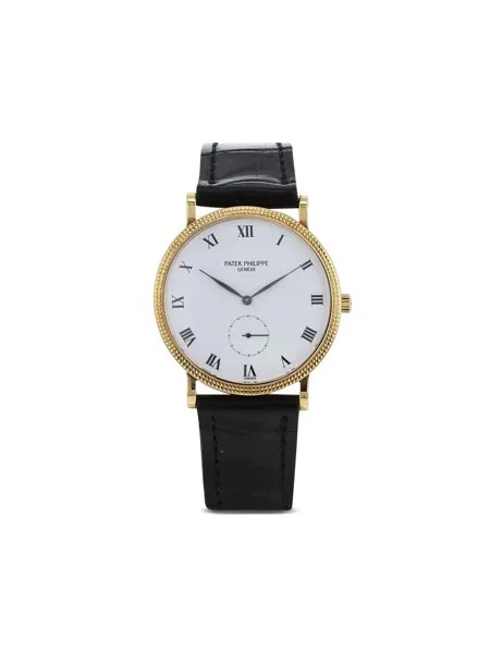 Patek Philippe наручные часы Calatrava Clous De Paris pre-owned 33 мм