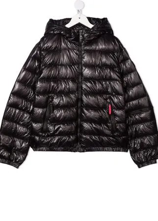 Moncler Enfant пуховик с капюшоном