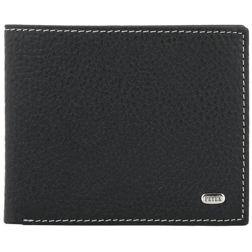 Портмоне Petek 1855 179.46D.KD1, фактура зернистая, черный