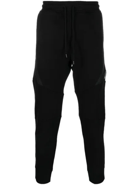C.P. Company спортивные брюки с декором Lens, черный