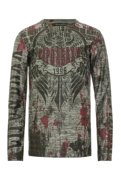 Лонгслив Cipo & Baxx Langarmshirt, антрацит