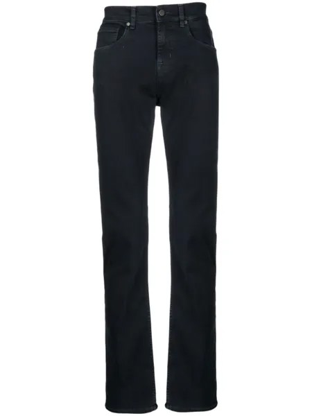 7 For All Mankind узкие джинсы с заниженной талией, синий