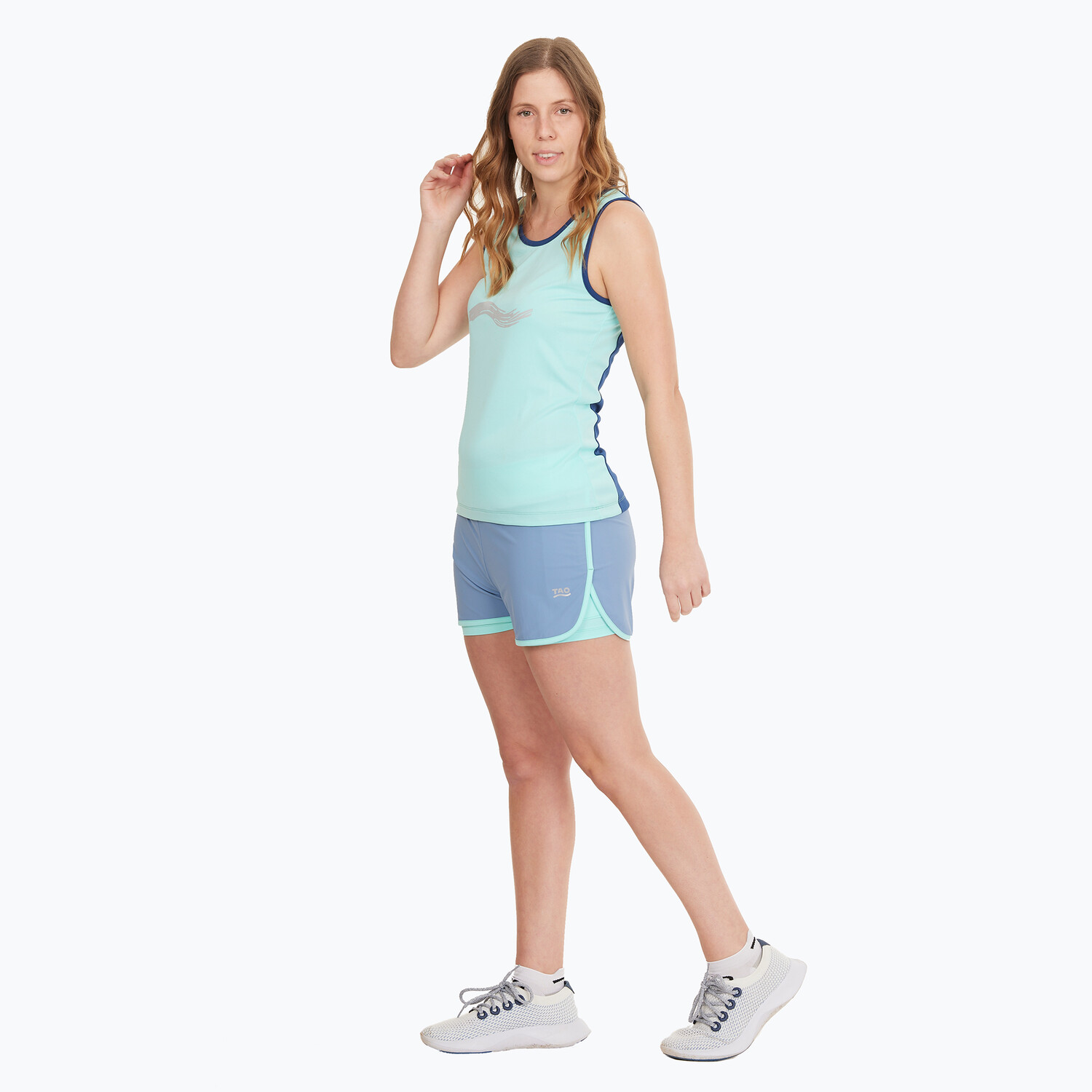 Спортивные брюки TAO Laufshort NEVE, серый