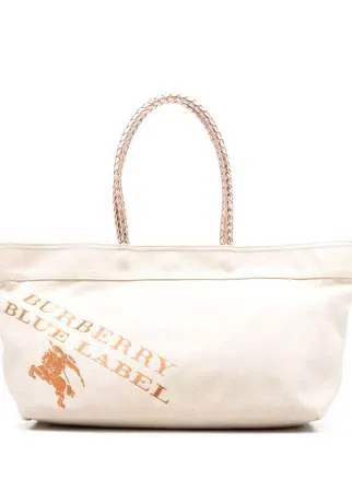 Burberry Pre-Owned сумка-тоут с логотипом