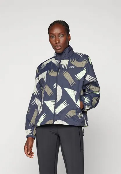 Ветровка LONDON EDITION PRINTED ATHLETICS WOVEN JACKET New Balance, цвет black