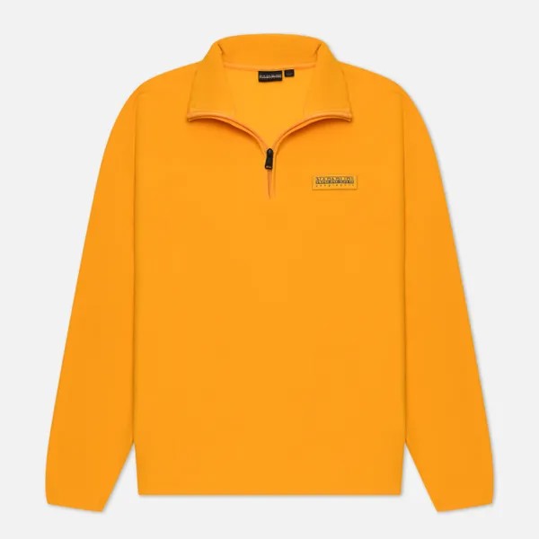 Мужская толстовка Napapijri Morgex Half Zip Fleece жёлтый, Размер L