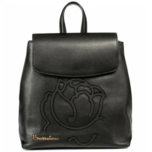 Braccialini Сумка-рюкзак женская Braccialini B12195 PP 100 nero scarlet pelle