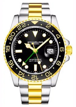 Мужские часы Stuhrling Original 3965.3. Коллекция Aquadiver