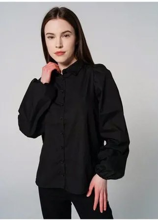 Блузка ТВОЕ A6732 размер L, черный, WOMEN