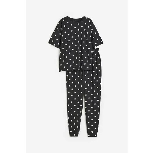 Пижама  H&M, размер XXL, черный