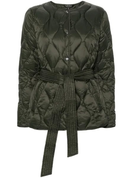 Lauren Ralph Lauren стеганый пуховик, зеленый