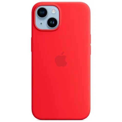 IPhone 14 Silicone Case with MagSafe - (PRODUCT)RED