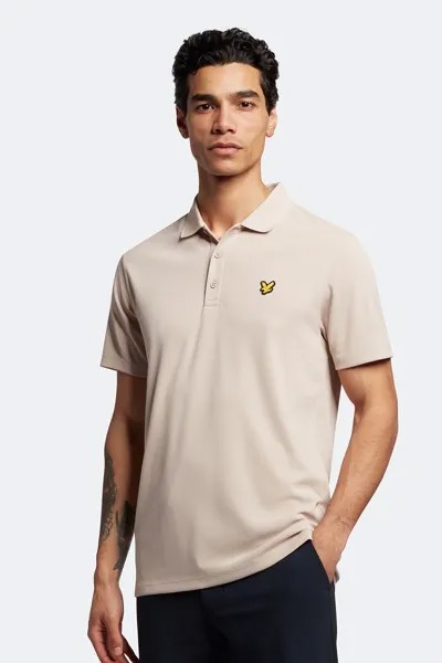 Розовая рубашка-поло Golf Tech Lyle & Scott, розовый