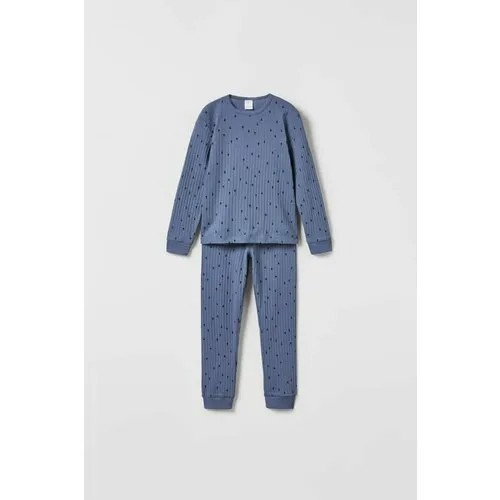 Пижама  Zara, размер 128, синий