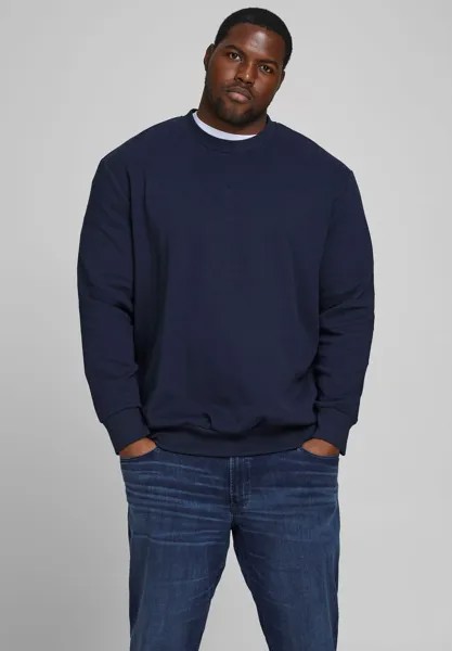 Толстовка JJEBASIC CREW NECK NOOS PS Jack & Jones, темно-синий пиджак