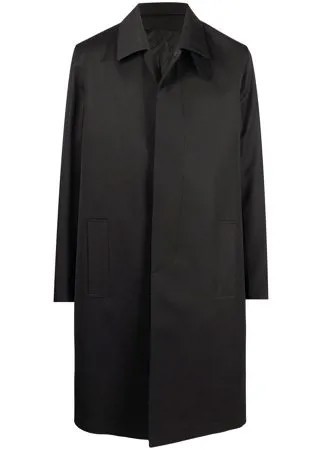 Givenchy однобортное пальто длины миди