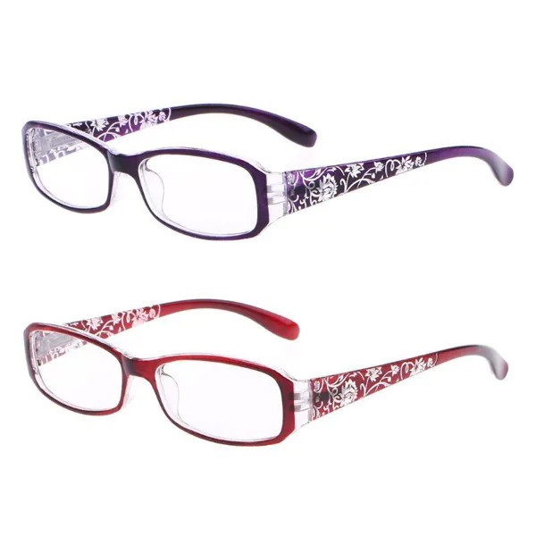 DUBERY Дамы Весенние навесные цветочные печатные очки для чтения смолы
