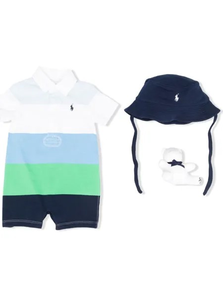 Ralph Lauren Kids комбинезон с вышитым логотипом