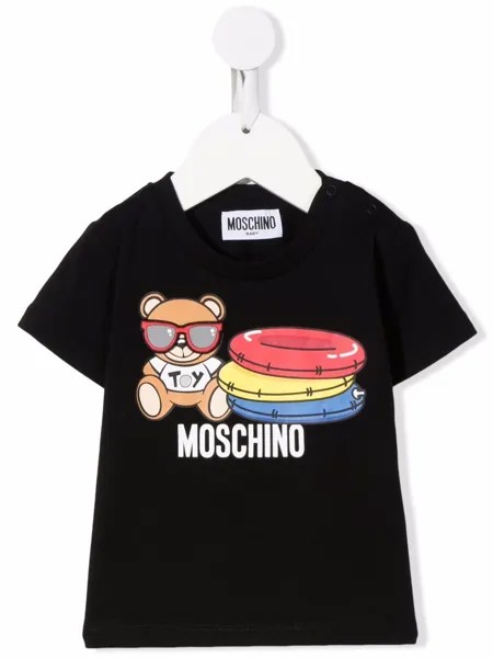 Moschino Kids logo-print T-shirt