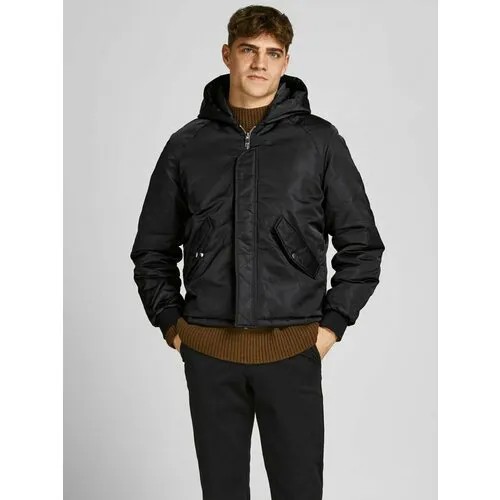 Бомбер Jack & Jones, размер 50, черный
