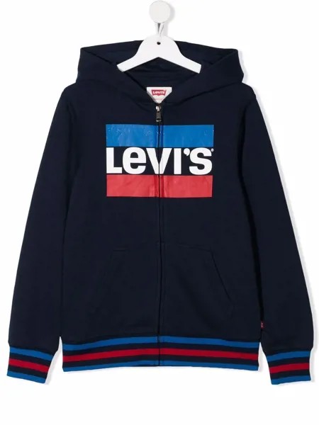 Levi's Kids куртка с капюшоном и логотипом