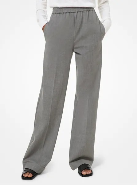 Пижамные брюки из эластичной шерсти Michael Kors, серый