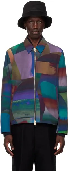 Разноцветная куртка на молнии спереди Paul Smith