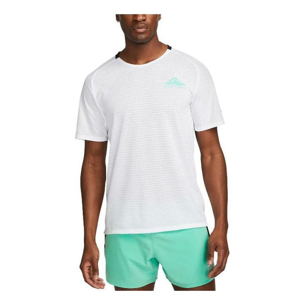 Футболка Nike Trail Solar Chase Dri-FIT Short-Sleeve Running Top 'White', белый